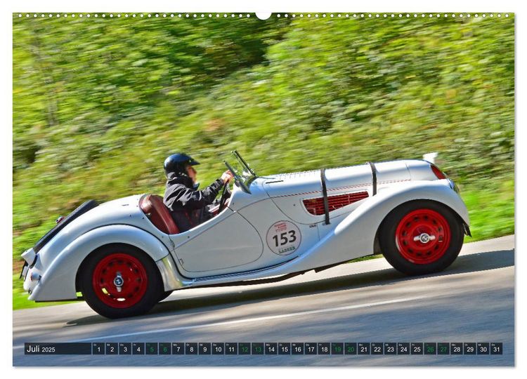 Produktbild: OLDTIMER BERGRENNEN - BMW Fahrzeuge (hochwertiger Premium Wandkalender 2025 DIN A2 quer), Kunstdruck in Hochglanz