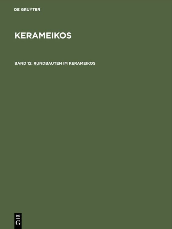 Produktbild: Rundbauten im Kerameikos