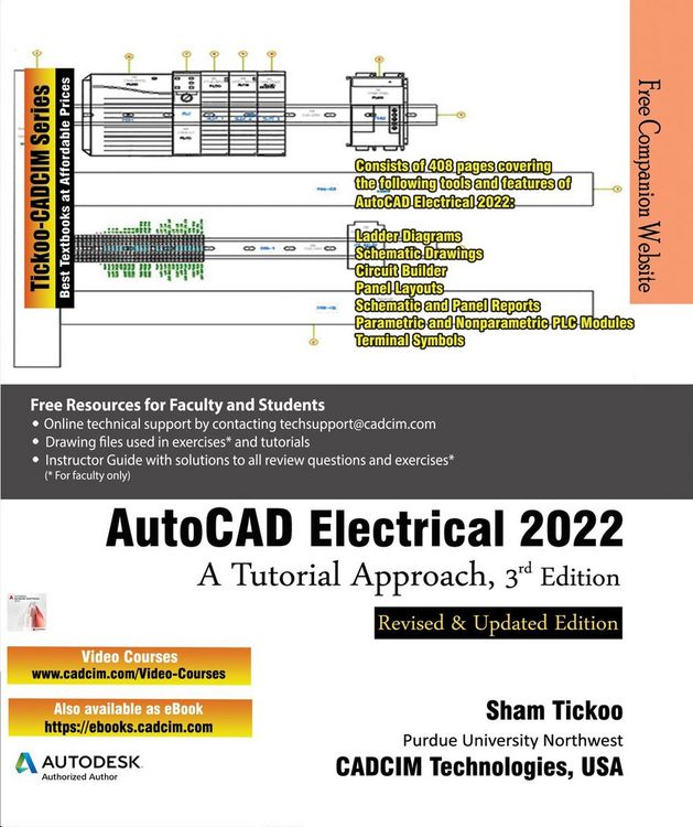 Produktbild: AutoCAD Electrical 2022: A Tutorial Approach, 3rd Edition
