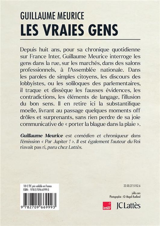 Produktbild: Les vraies gens : sociologie de trottoir