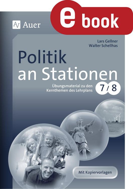 Produktbild: Politik an Stationen Klasse 7 u. 8