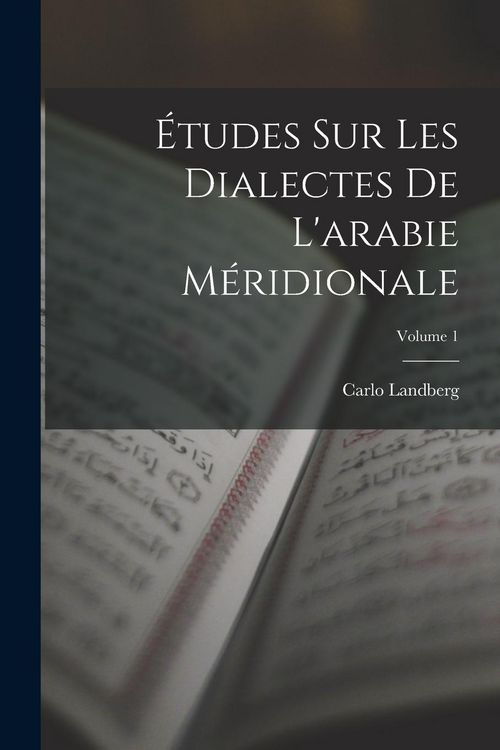 Produktbild: &Eacute;tudes Sur Les Dialectes De L'arabie M&eacute;ridionale; Volume 1