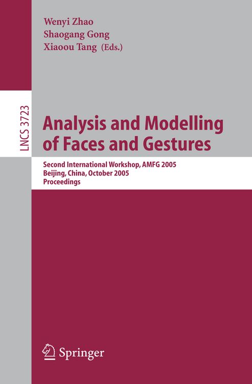 Produktbild: Analysis and Modelling of Faces and Gestures