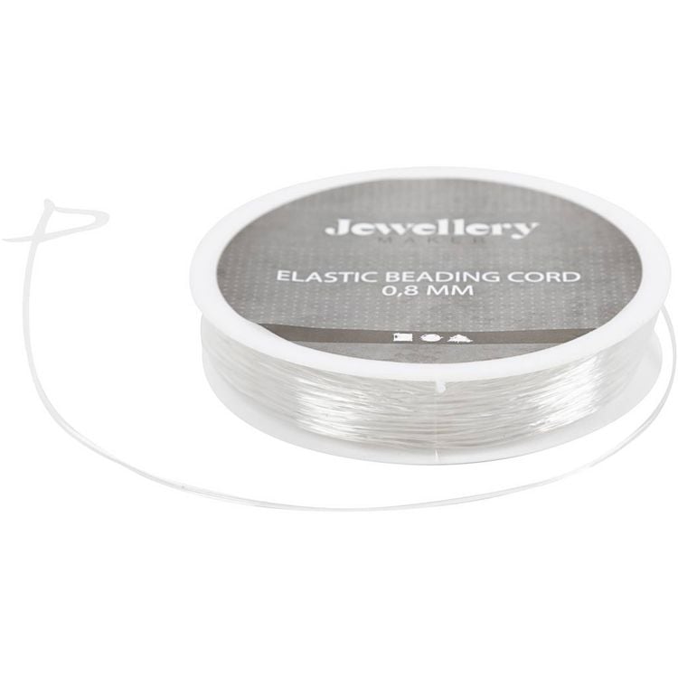 Produktbild: Creativ Company Elastische Schnur, rund, Dicke 0,8 mm, 10 m, 1 Rolle