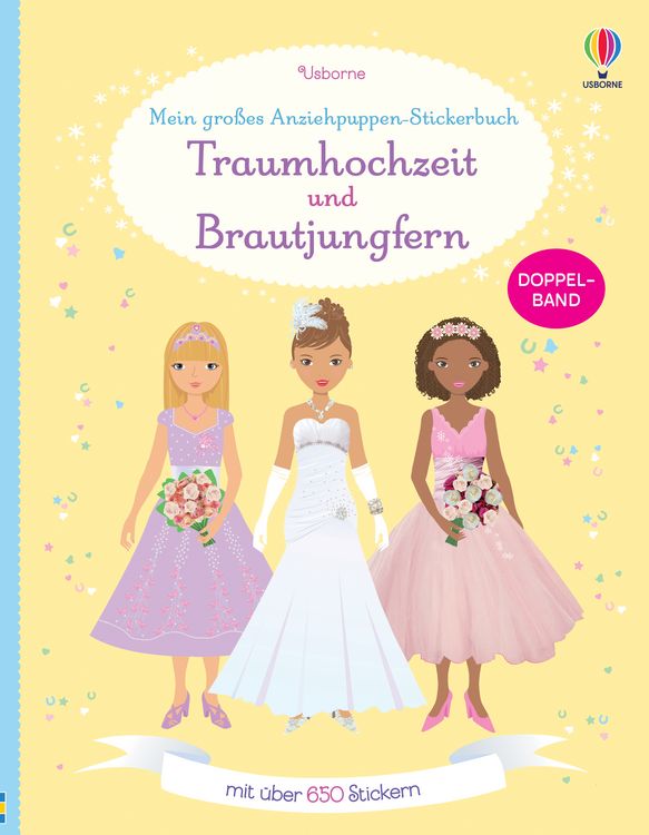 Produktbild: Mein gro&szlig;es Anziehpuppen-Stickerbuch: Traumhochzeit und Brautjungfern