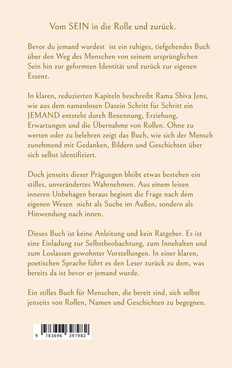 Produktbild: Vom Sein in die Rolle und zur&uuml;ck