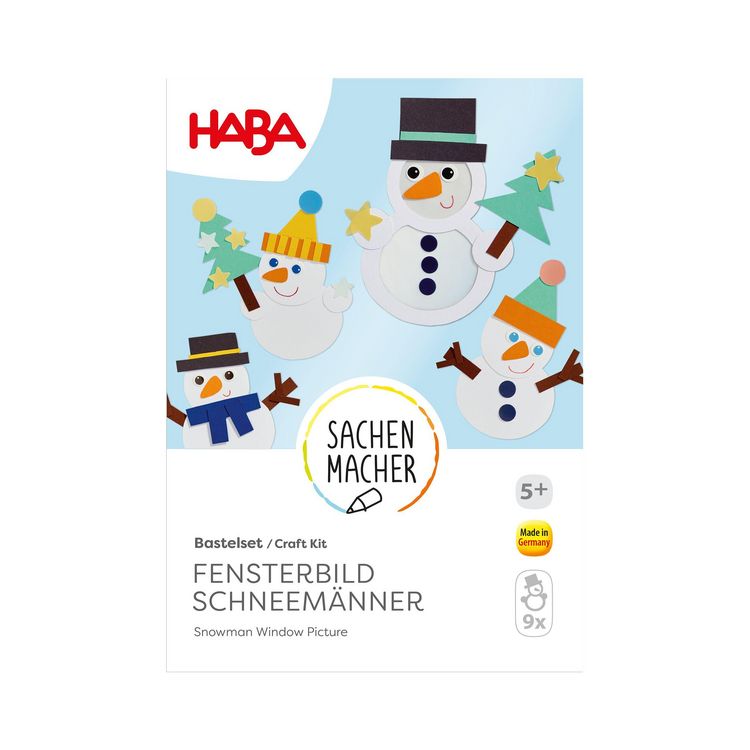 Produktbild: Bastelset - Fensterbild Schneem&auml;nner