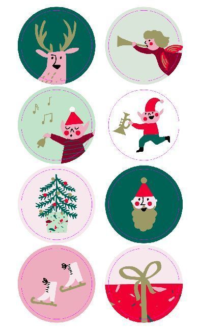 Produktbild: Sticker, Jolly Christmas, Classic