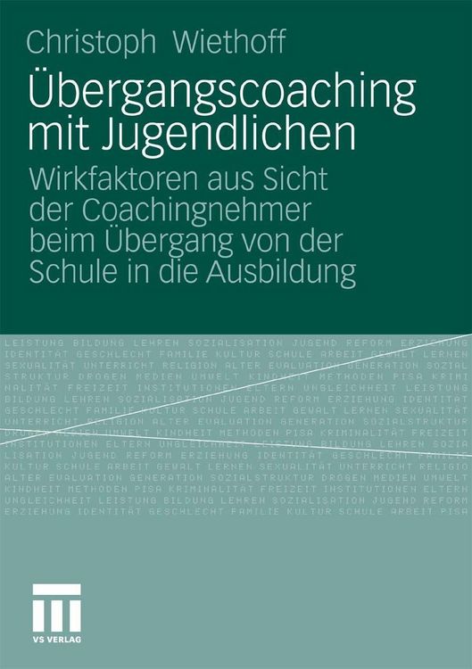 Produktbild: &Uuml;bergangscoaching mit Jugendlichen