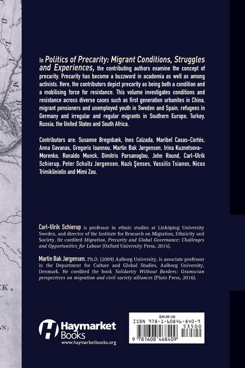 Produktbild: Politics of Precarity