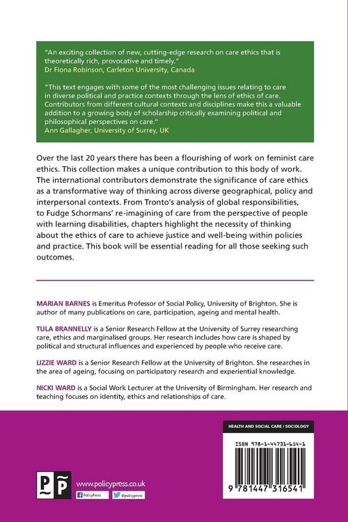 Produktbild: Ethics of care
