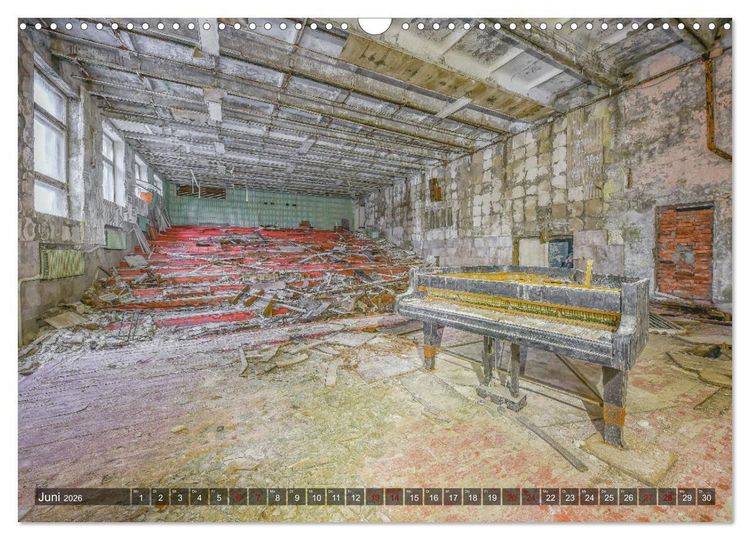 Produktbild: Tschernobyl - Prypjat - Die radioaktive Geisterstadt (Wandkalender 2026 DIN A3 quer), CALVENDO Monatskalender