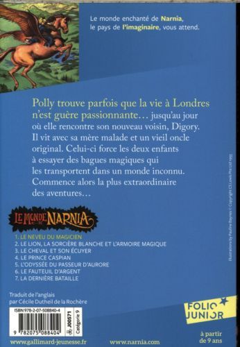Produktbild: Les chroniques de Narnia 01