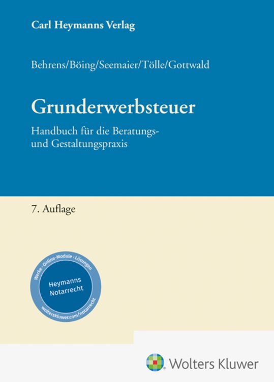 Produktbild: Grunderwerbsteuer