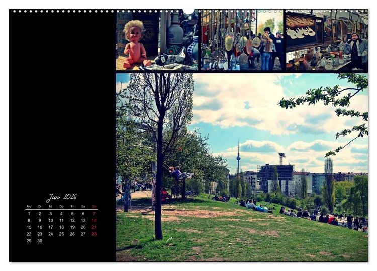 Produktbild: BERLIN horizontal (Wandkalender 2026 DIN A2 quer), CALVENDO Monatskalender