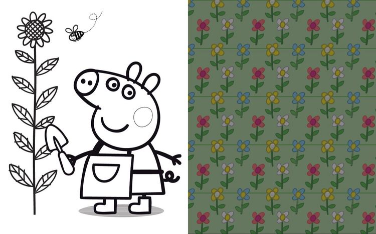Produktbild: Peppa Pig Mein wutzig-tolles Kritzel-Kratzel-Buch