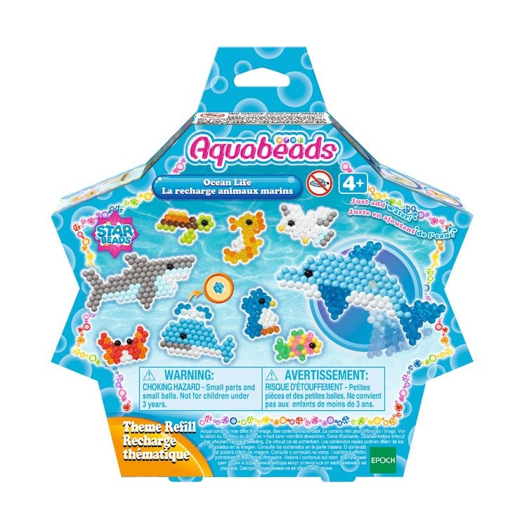 Produktbild: Bastelperlen Aquabeads Tiefsee-Set 2 Vorlagen 600 St&uuml;ck