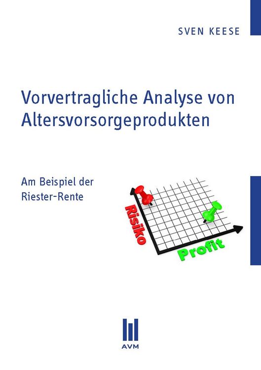Produktbild: Vorvertragliche Analyse von Altersvorsorgeprodukten