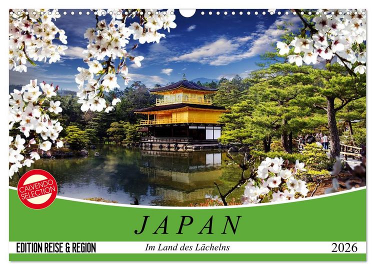 Produktbild: Japan. Im Land des L&auml;chelns (Wandkalender 2026 DIN A3 quer), CALVENDO Monatskalender