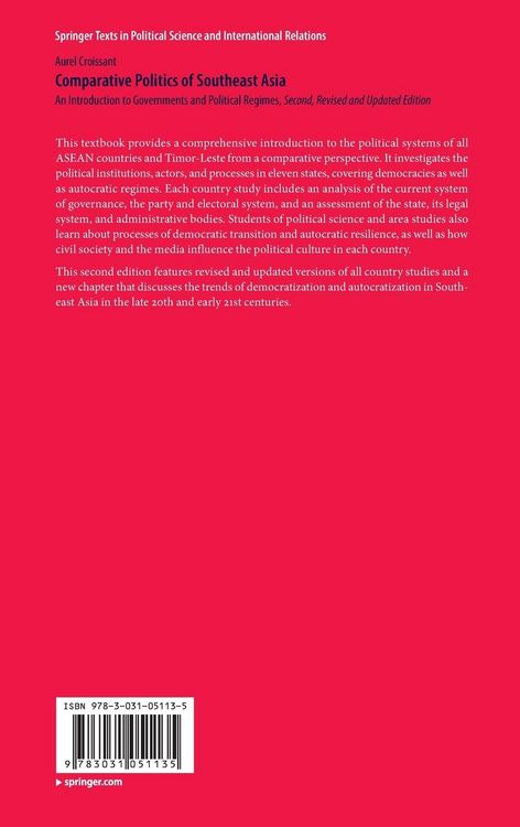 Produktbild: Comparative Politics of Southeast Asia