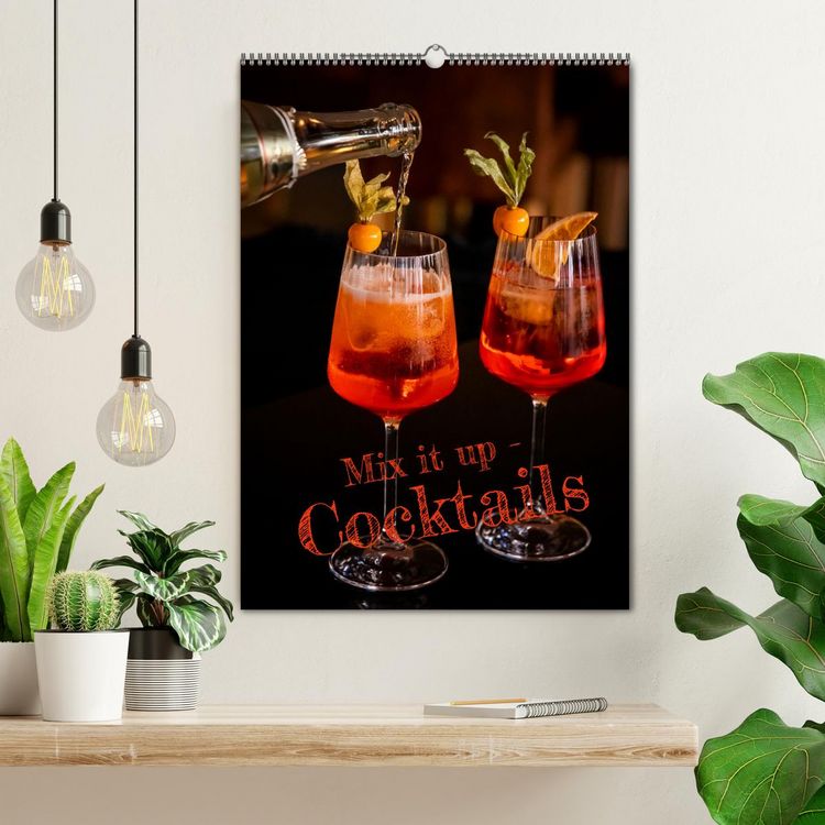 Produktbild: Mix it up - Cocktails (Wandkalender 2026 DIN A2 hoch), CALVENDO Monatskalender