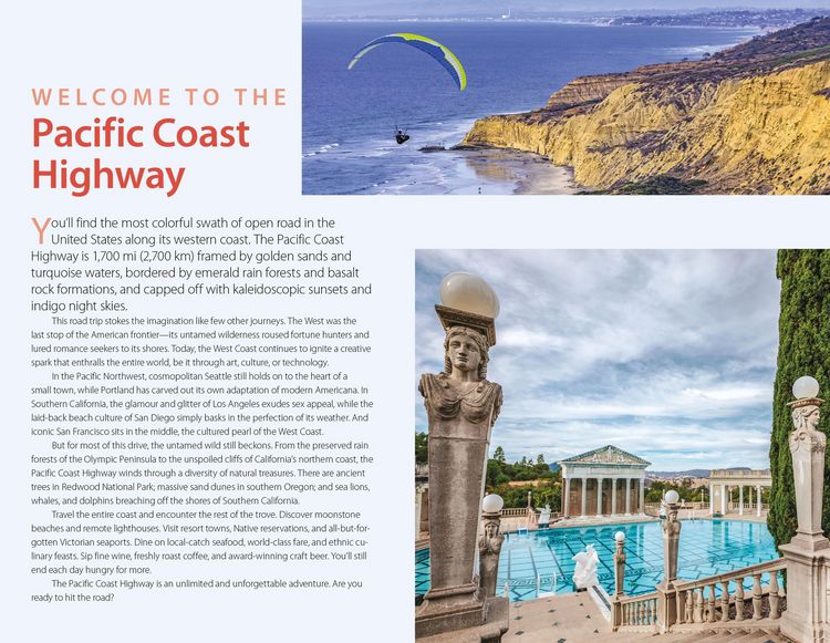 Produktbild: Moon Pacific Coast Highway Road Trip (Fifth Edition)