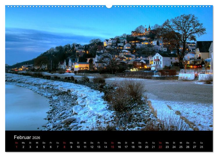 Produktbild: Hamburg (Wandkalender 2026 DIN A2 quer), CALVENDO Monatskalender