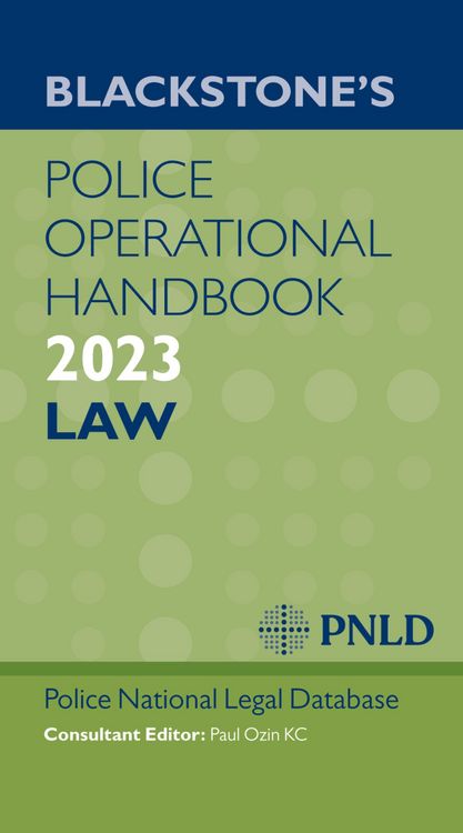 Produktbild: Blackstone's Police Operational Handbook 2023