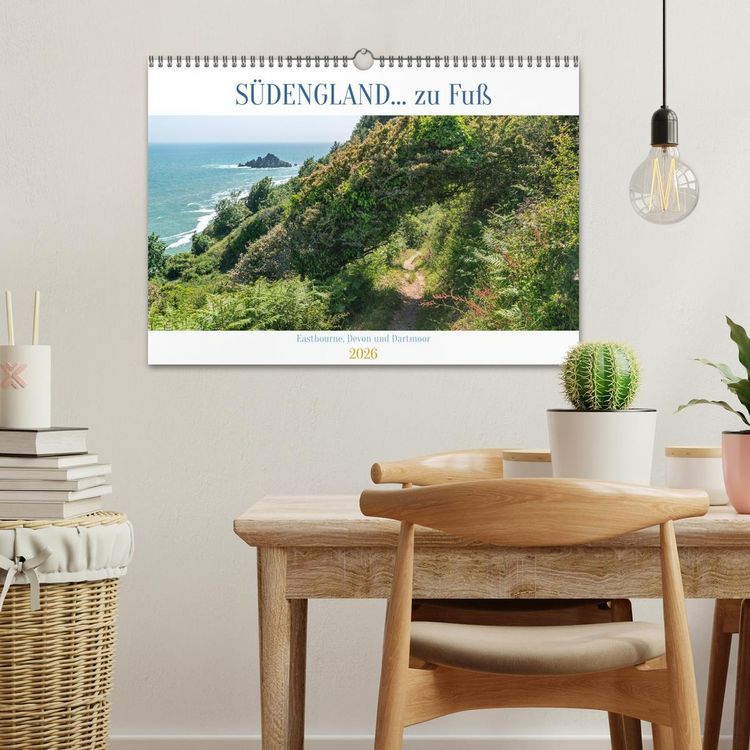 Produktbild: S&uuml;dengland... zu Fu&szlig; (Wandkalender 2026 DIN A3 quer), CALVENDO Monatskalender