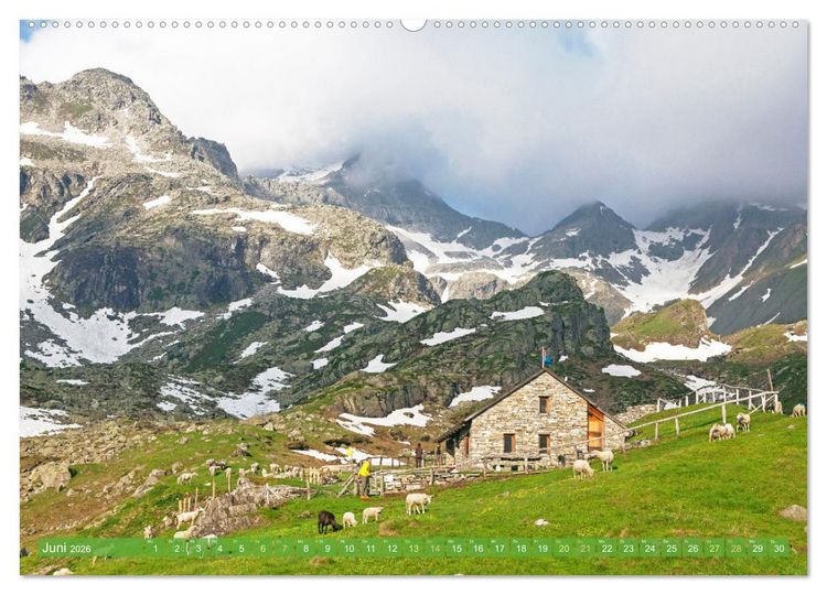 Produktbild: Wunderbares Tessin: Mediterranes Klima und italienisches Flair (Wandkalender 2026 DIN A2 quer), CALVENDO Monatskalender