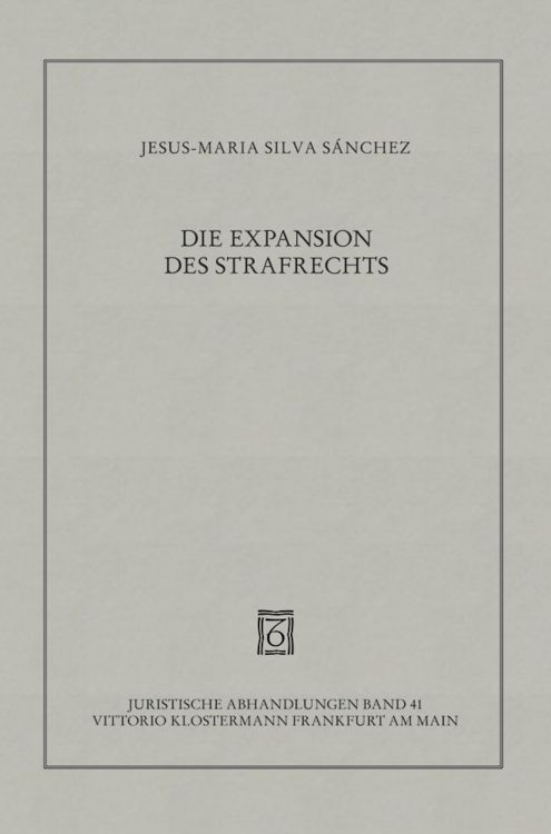 Produktbild: Die Expansion des Strafrechts