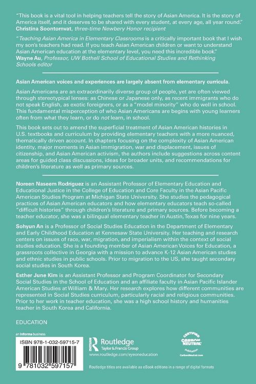 Produktbild: Teaching Asian America in Elementary Classrooms