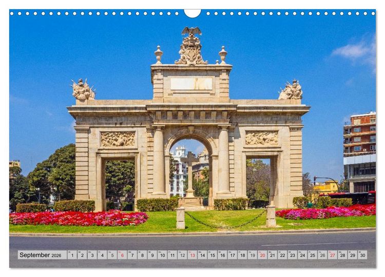 Produktbild: Zauberhaftes Valencia (Wandkalender 2026 DIN A3 quer), CALVENDO Monatskalender
