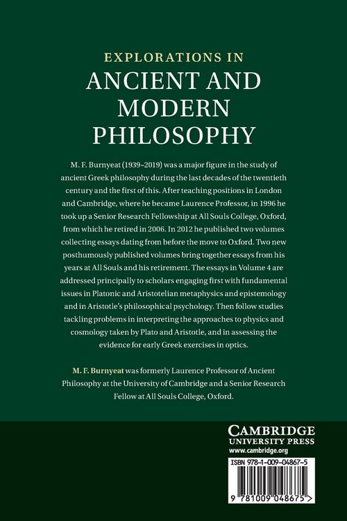 Produktbild: Explorations in Ancient and Modern Philosophy