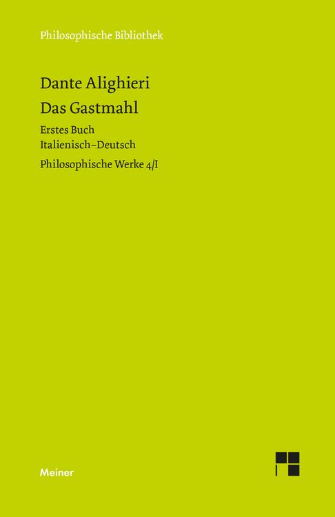 Produktbild: Das Gastmahl. Erstes Buch