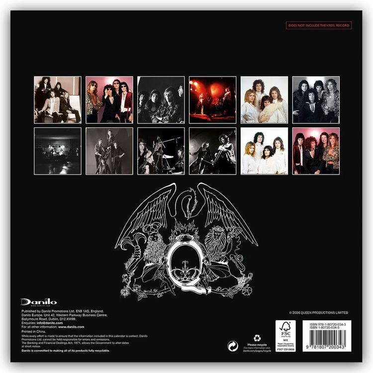 Produktbild: Queen &ndash; Collectors Edition 2027 &ndash; Wandkalender