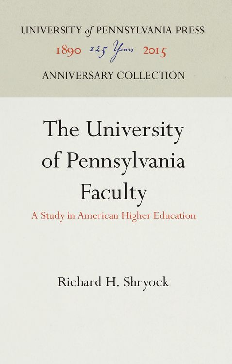 Produktbild: The University of Pennsylvania Faculty