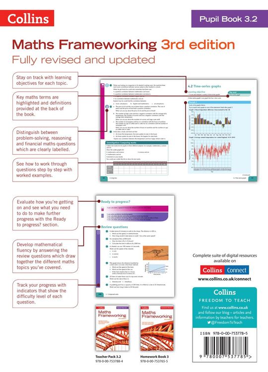 Produktbild: Maths Frameworking -- Pupil Book 3.2 [Third Edition]