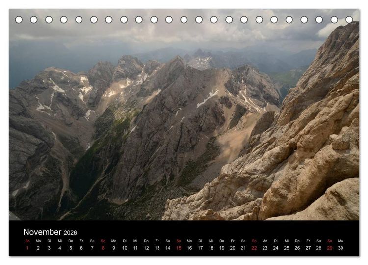 Produktbild: Die Dolomiten &ndash; Wanderparadies in S&uuml;dtirol (Tischkalender 2026 DIN A5 quer), CALVENDO Monatskalender
