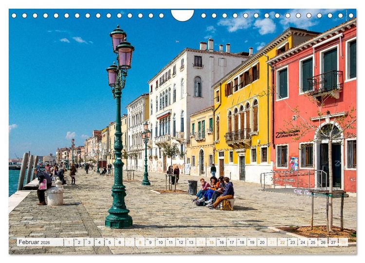 Produktbild: ItalienReise Venedig Chioggia Comacchio (Wandkalender 2026 DIN A4 quer), CALVENDO Monatskalender