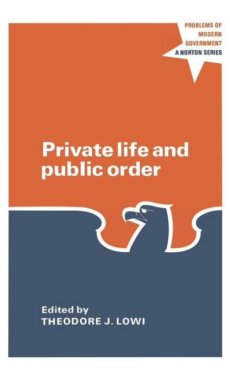 Produktbild: Private Life and Public Order