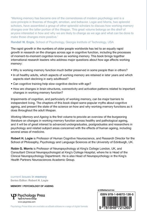 Produktbild: Working Memory and Ageing