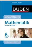 Produktbild: Duden - Einfach Klasse in - Mathematik. 6. Klasse