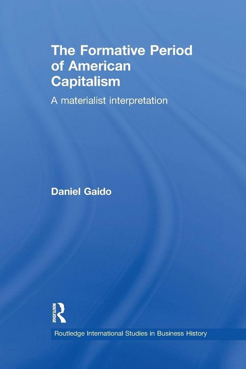 Produktbild: The Formative Period of American Capitalism