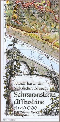 Produktbild: Schrammsteine&middot;Affensteine 1 : 10 000
