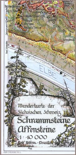 Produktbild: Schrammsteine &ndash; Affensteine 1:10000