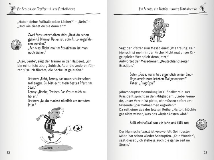 Produktbild: Das gro&szlig;e Buch der Mega-Fu&szlig;ballwitze