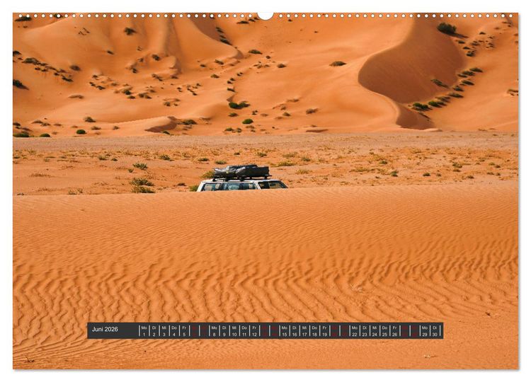Produktbild: OMAN Offroad Travel Log (hochwertiger Premium Wandkalender 2026 DIN A2 quer), Kunstdruck in Hochglanz