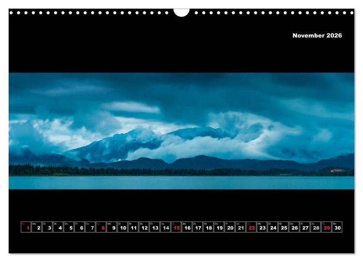 Produktbild: Weitblicke - Panoramen (Wandkalender 2026 DIN A3 quer), CALVENDO Monatskalender