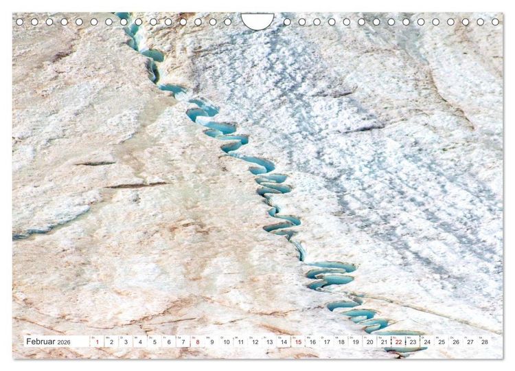 Produktbild: Die Gletscher schmelzen (Wandkalender 2026 DIN A4 quer), CALVENDO Monatskalender